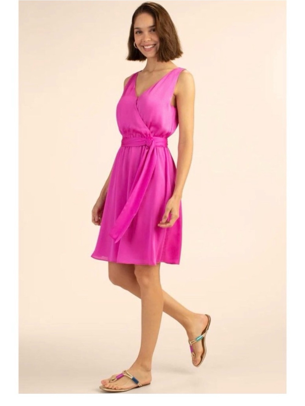 TRINA TURK 
Planetary Dress Pink Salamander Dress